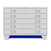 鑫虎威 办公家具办公柜钢制铁皮柜办公室资料柜财务室票据凭证档案柜储物柜偏五斗文件柜