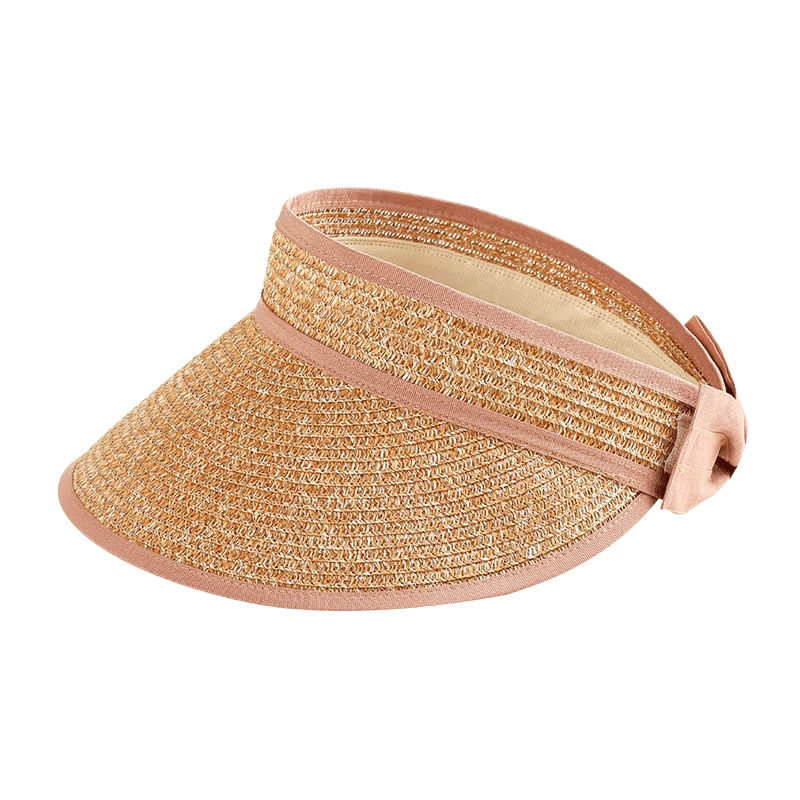 宏达HONDAR 户外便携空顶可折叠遮阳草帽遮阳防晒出游太阳帽