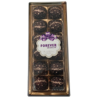 脆米威化夹心牛奶巧克力 12粒长条方盒 150克×2盒 FOREVER CHOCOLATE海洋之心