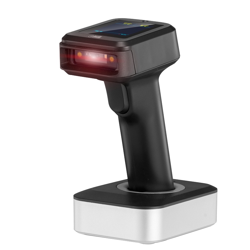 科密(Comet)YC300D 无线/蓝牙一二维码带屏幕扫描枪条码枪扫码枪 物流仓库餐饮商超药店收银 配充电座
