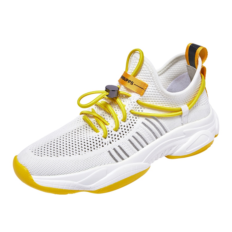 Burbupps/法国芭步仕男鞋透气网鞋子男运动时尚青年潮鞋小白鞋百搭老爹鞋