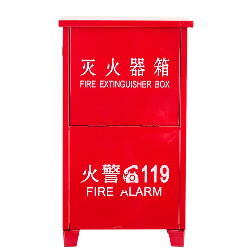 神龙 灭火器箱 消防箱 可放置2/3公斤干粉灭火器 2L水基型灭火器两具 SL32C型 内采使用