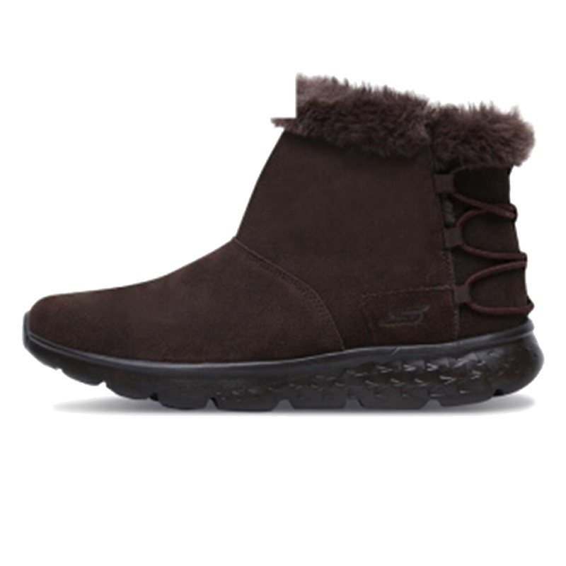 斯凯奇女鞋冬季短靴舒适保暖休闲鞋14404/CHOC