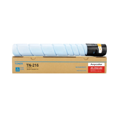 欣彩(Anycolor)TN216墨粉盒 AF-TN216C蓝色 适用柯尼卡美能达bizhub C220 C280碳粉盒