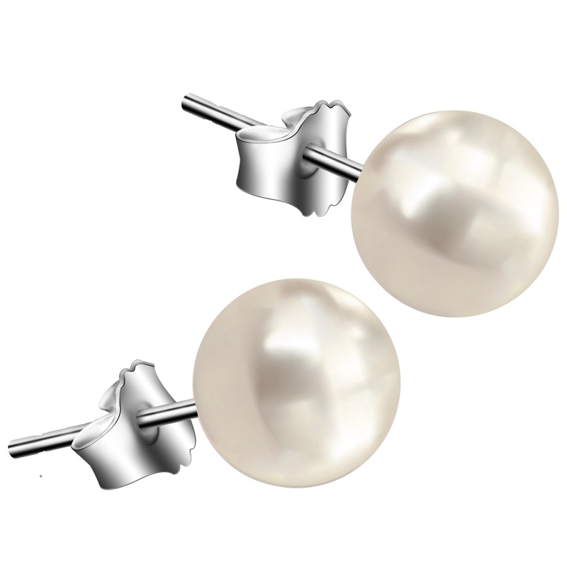 梦克拉 Mkela 淡水珍珠耳钉女 典雅之星