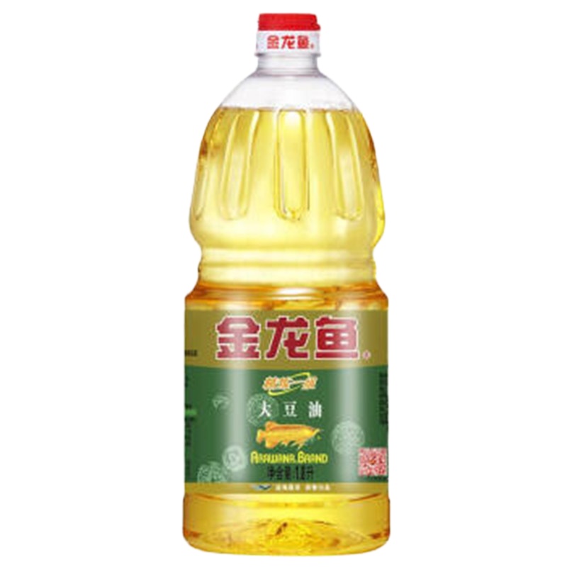 金龙鱼精炼一级大豆油 食用油1.8L(12桶起订,低于起订量不发货,整箱发货)