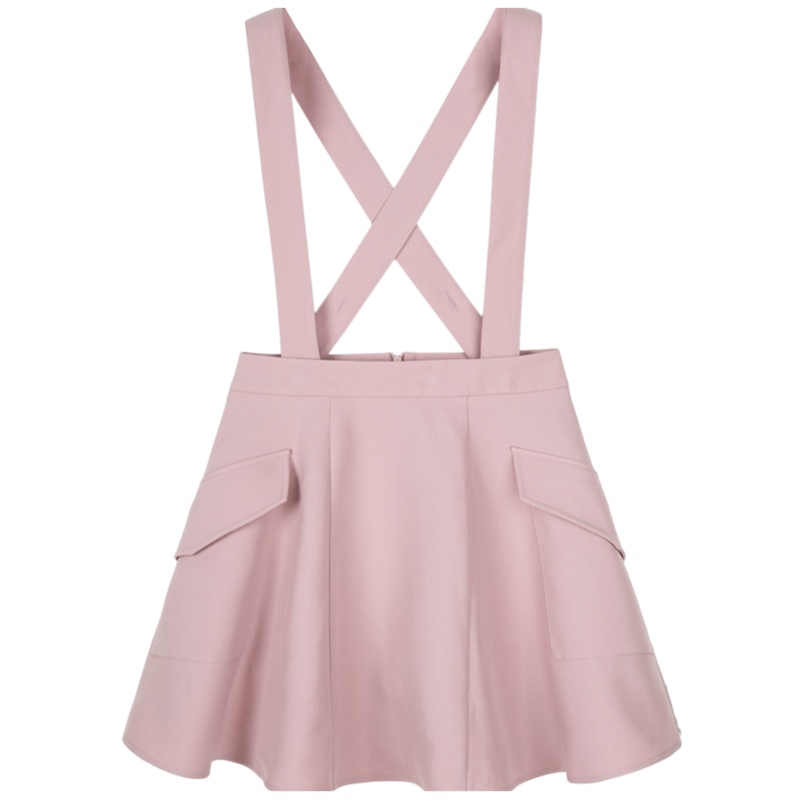 【满198减100预估价：63】森马裙子女2020夏季时尚背带裙a字裙裤高腰百褶裙显瘦半身裙女夏