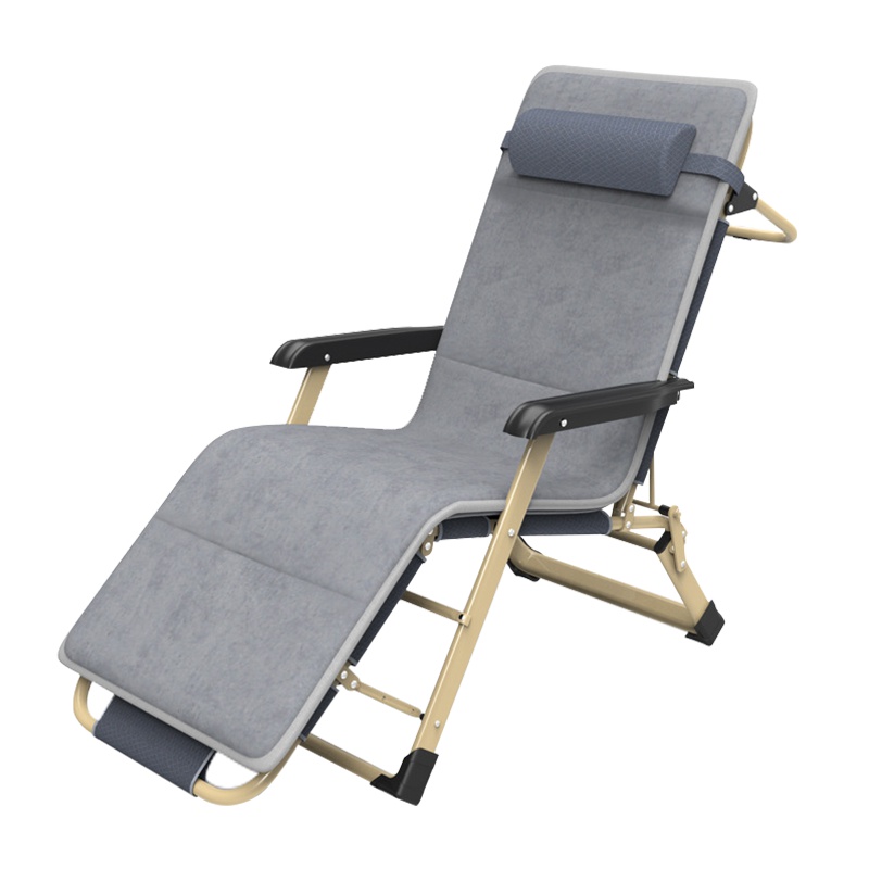 三极户外(Tripolar) TP1007 折叠椅秋冬季躺午休床加棉垫躺椅垫加宽加厚午睡椅办公室午休折叠椅