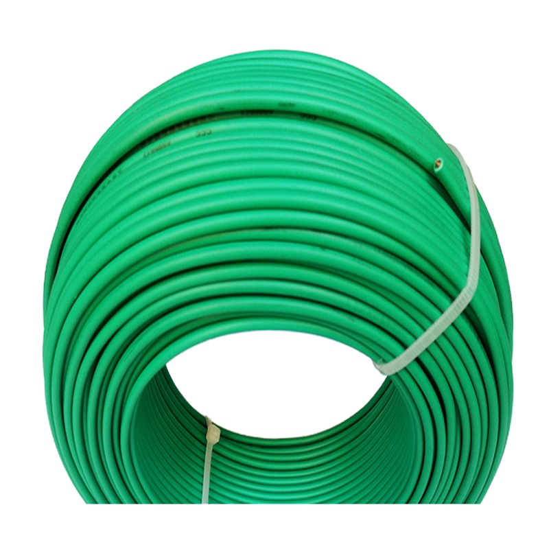 上海江铜胜华单芯软线电线2.5平方国标纯铜铜线BVR线单芯软线绿色100米一卷