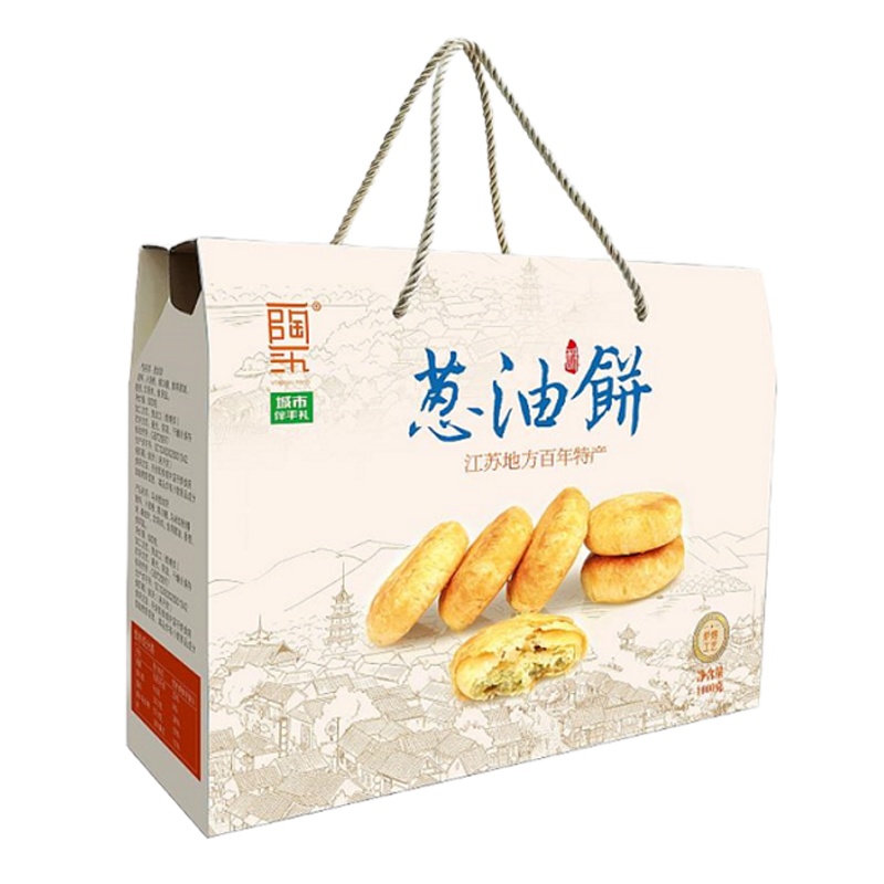 一陶一氿百年特产葱油饼礼盒(1000g)