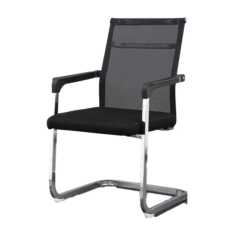 创世人 办公家具方管电脑椅家用弓形办公椅会议椅职员椅老板椅座椅网椅 椅子靠背椅子