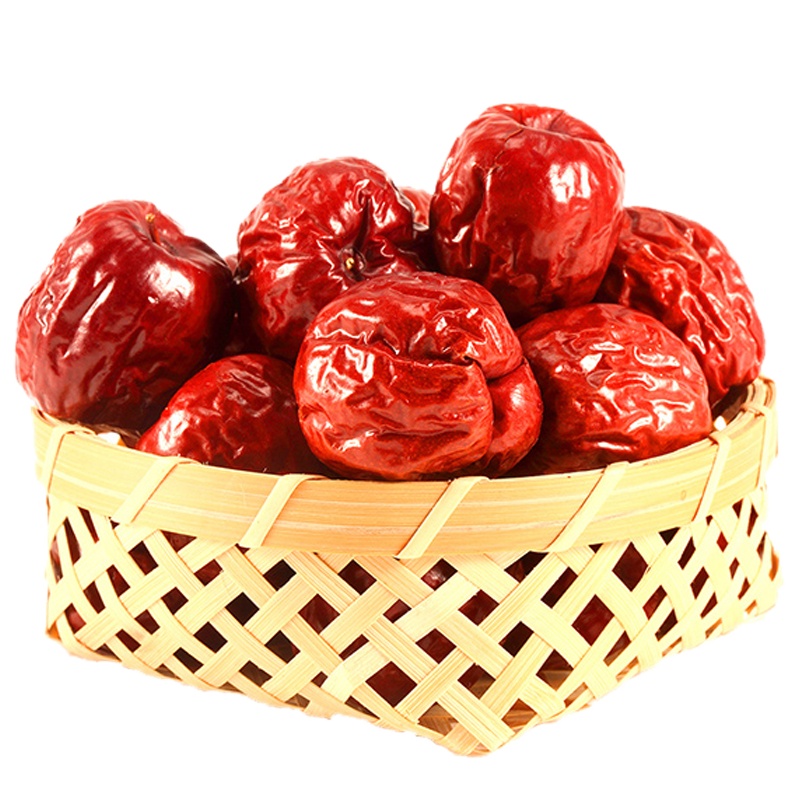 [熊猫果缘]新疆特产哈密大枣 红枣 药枣 煮粥炖汤泡茶 补气血 孕妇枣500g*3 零食 香枣贡枣 红枣