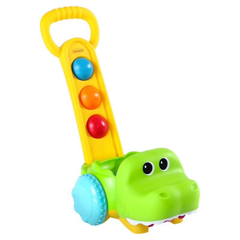 infantino美国婴蒂诺婴幼儿宝宝鳄鱼手推车男孩女孩玩具