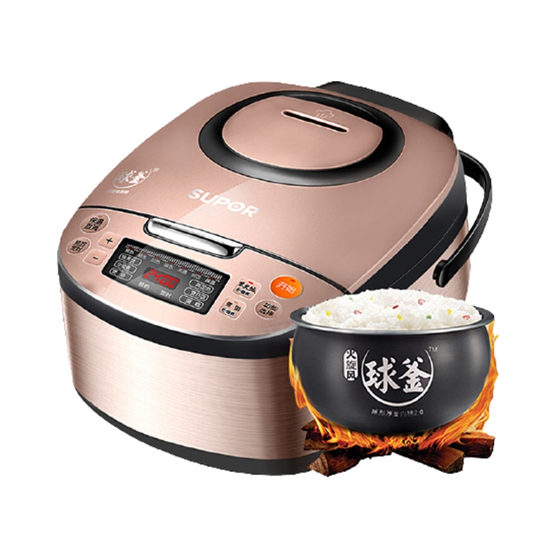 苏泊尔（SUPOR）电饭煲家用4L多功能3-6人用电饭锅球釜内胆24H智能预约七段聪明火CFXB40FC680