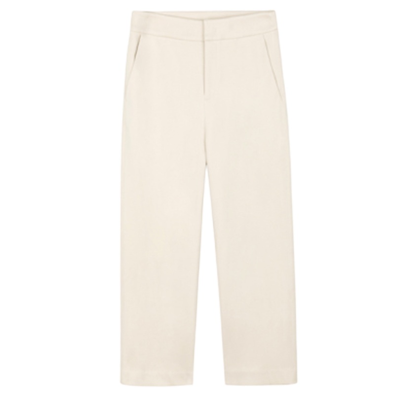 【专柜同款】拉夏贝尔高腰阔腿裤2019冬季新款女装显瘦百搭七分裤子运动休闲裤10024217