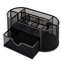 得力8902多功能办公笔筒(黑)