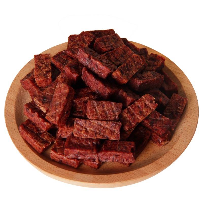 [2件8折/3件7折]蒙贝牛肉粒200g 狗零食泰迪金毛训犬奖励零食宠物食品