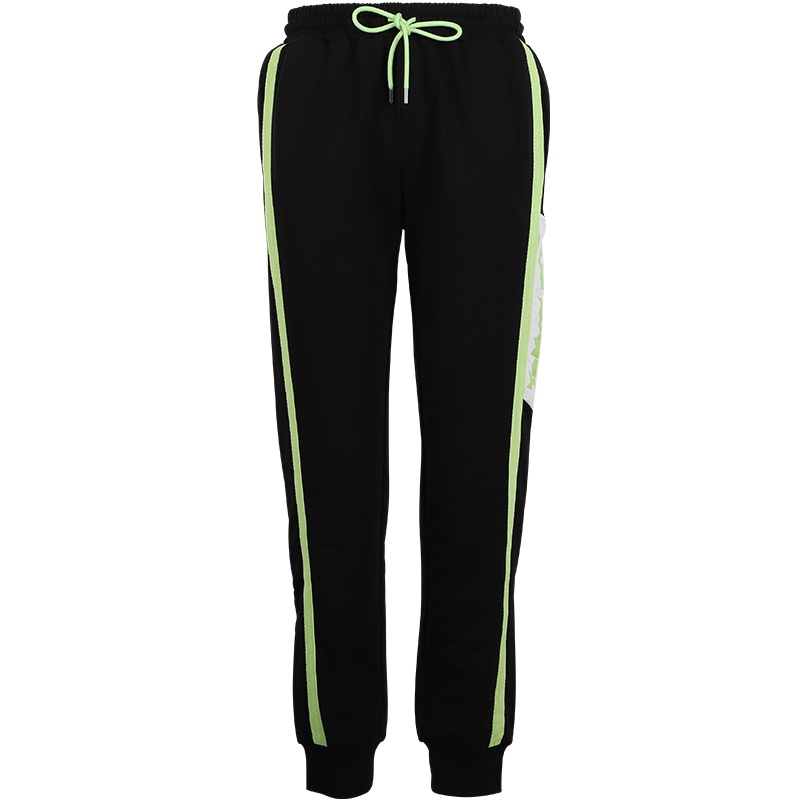 a02新款2020潮流撞色织带绑带宽松显瘦运动休闲裤女DTV1A0341PN