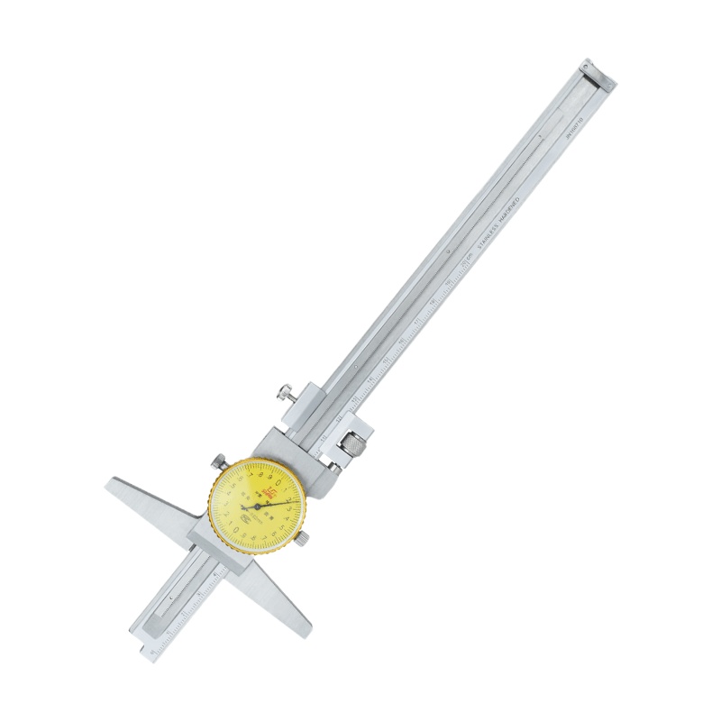 桂量 带表深度游标卡尺 0-150/200/300 深度测量读数方便