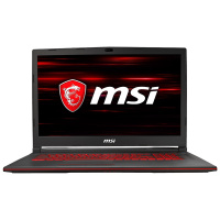 微星(msi)GL73 633 17.3英寸游戏本笔记本电脑 (I7-8750H 16GB 1TB+128GB GTX1060 6GB 赛睿红色背光键盘)