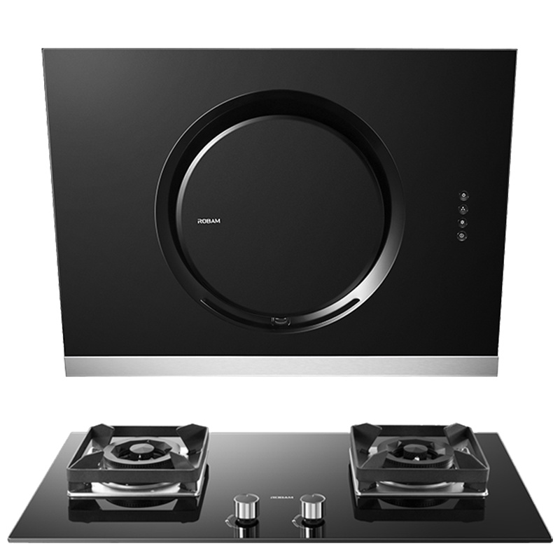 老板(ROBAM)21A5+36B1烟灶套餐油烟机燃气灶 抽油烟机 烟机灶具 吸油烟 按键式 侧吸式 17.5立方