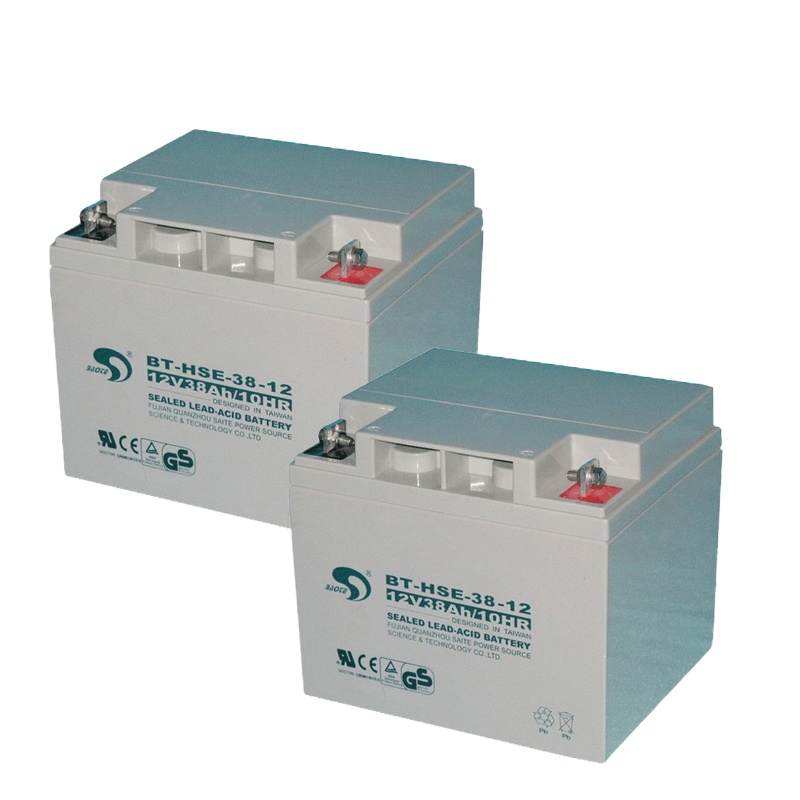 赛特 BT-HSE-38-12 12V38AH 10HR消防主机应急电源铅酸电池