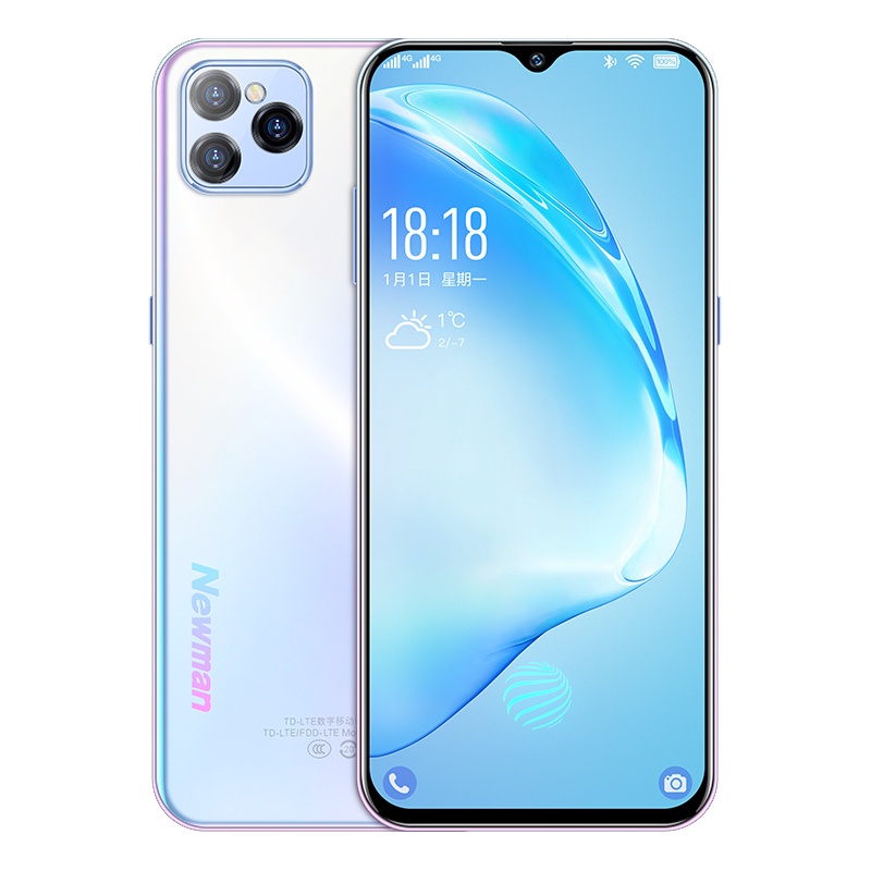 纽曼F12Pro正品4G全网通智能手机6+128G大内存水滴全面屏大屏超薄指纹安卓分身多开学生双卡超长待机千元百元