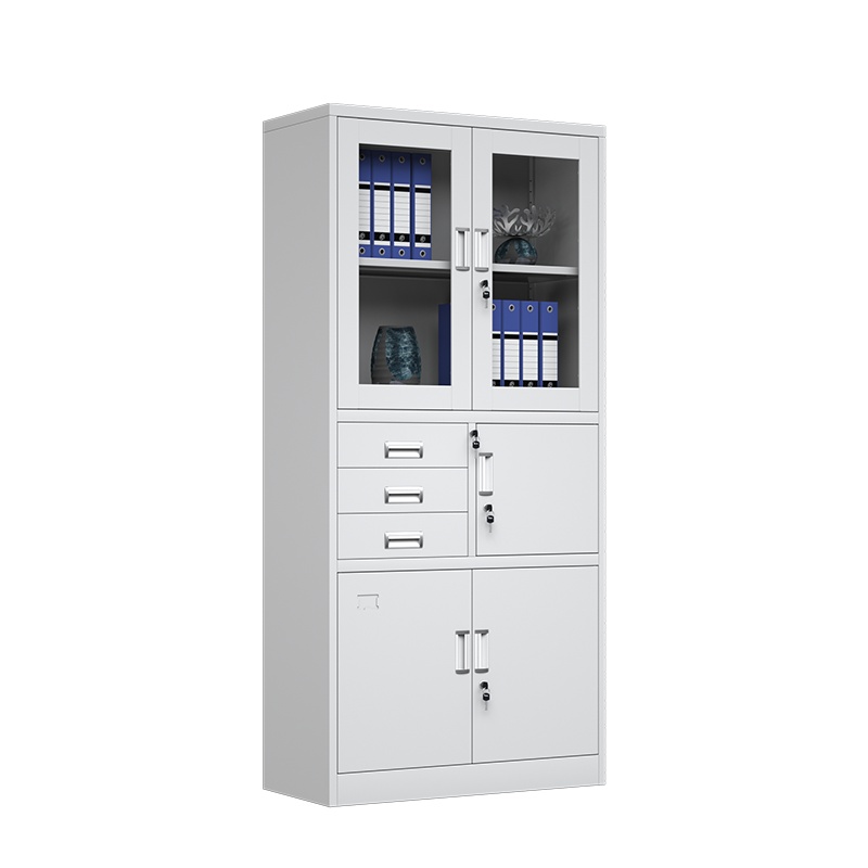 星岛文件柜资料档案柜铁皮储物柜办公室带锁会计财务收纳柜偏三保文件柜