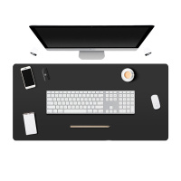 超大双面皮质写字台电脑办公桌键盘垫120*60