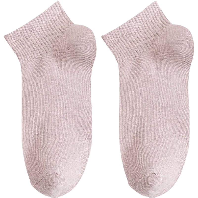 俞兆林21春夏季新款船袜女日系糖果色透气全棉低帮学院风高橡筋浅口女短袜