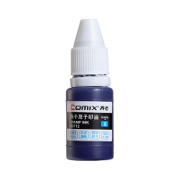 齐心(comix)XSW B3712 快干原子印油 10ml(24瓶装)蓝色