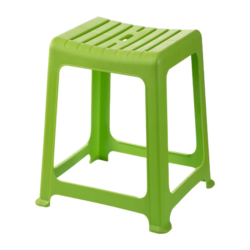 茶花凳子塑料家用客厅塑料凳加厚餐桌高板凳备用凳子经济型易收纳凳子4只装