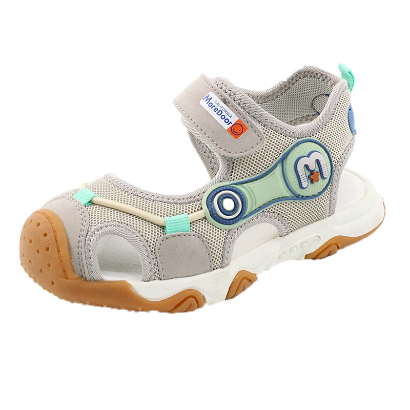 魔豆哩咕夏季宝宝鞋子1-4岁男女宝宝凉鞋小童儿童软底学步机能鞋凉鞋