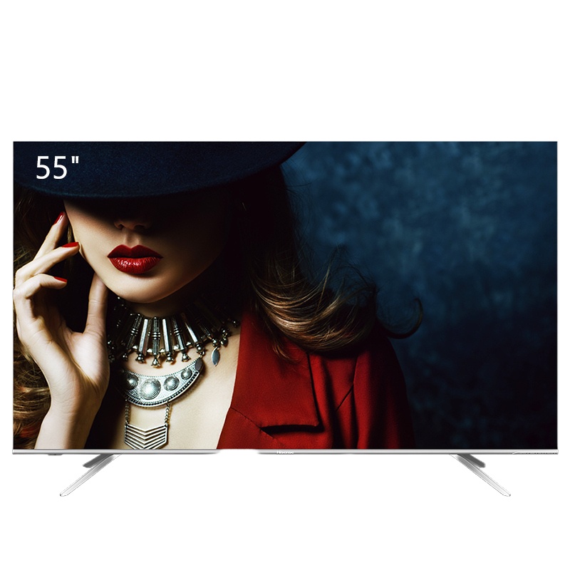 海信(Hisense)HZ55E5A 55英寸 4K超高清 HDR 金属一体超薄全面屏 智慧语音 AI智能液晶平板电视