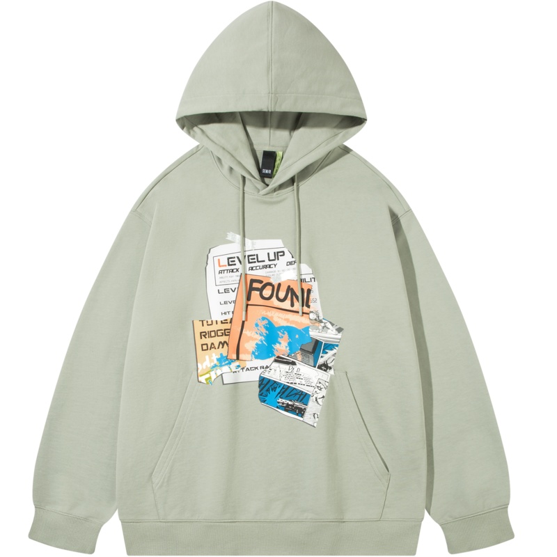 【满198减100预估价：93】森马卫衣男2021春季新款连帽套头衫个性韩版休闲百搭潮流上衣ins