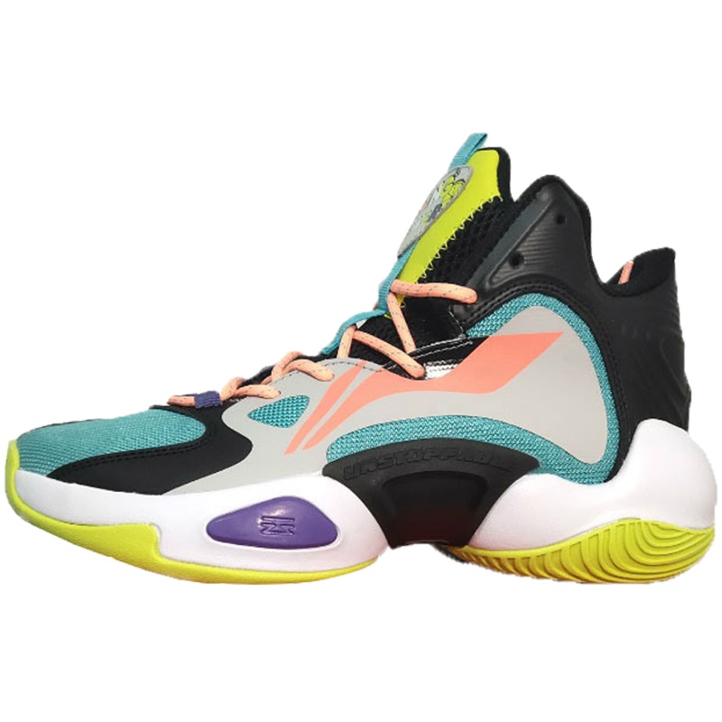 李宁男鞋篮球鞋空袭VI V2男子减震中帮篮球专业比赛鞋ABAQ005