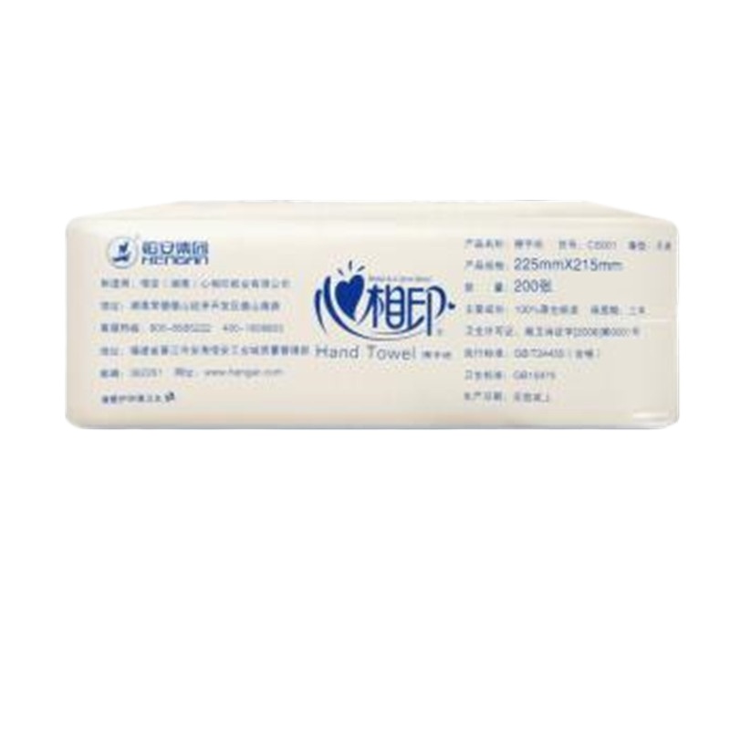 心相印 CS001 三折全木浆擦手纸 200张/包 21包/件