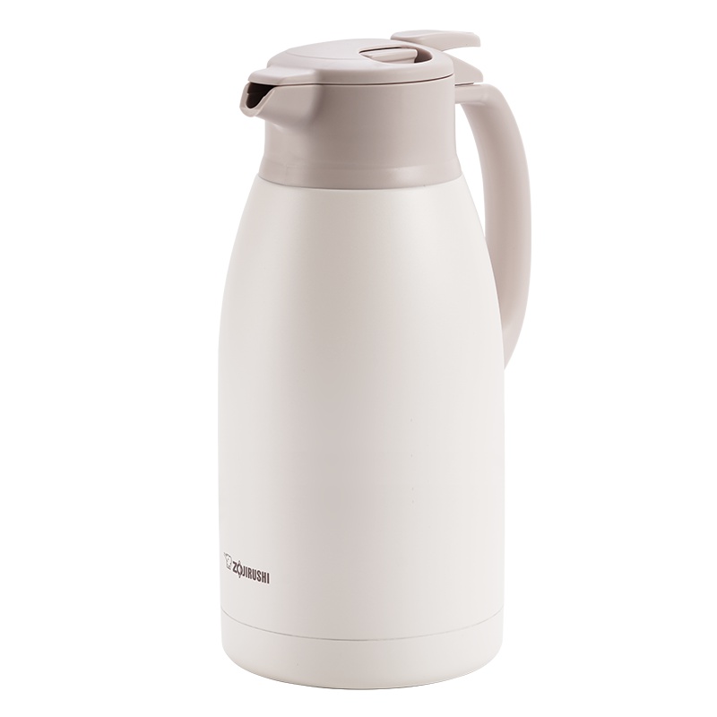 象印(ZOJIRUSHI) 不锈钢真空保温壶SH-HS19C大容量家用保温瓶热水瓶暖壶咖啡壶办公水壶 1.9L