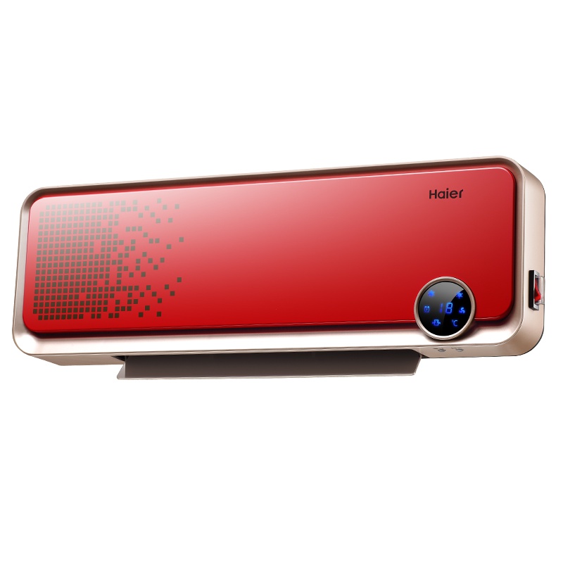 海尔(Haier)暖风机HNS2005家用壁挂式电暖风机节能省电暖气遥控居浴两用三档调节定时遥控倾倒断电过热保护电暖气