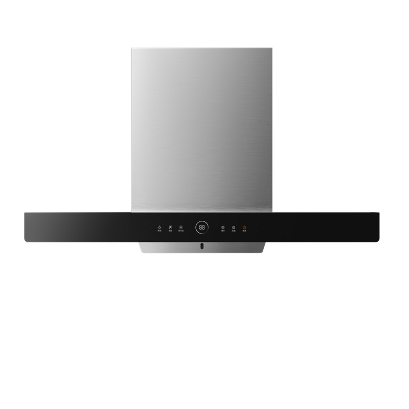 美的(Midea)B87抽油烟机家用蒸汽清洗欧式大吸力 高温抑菌不碰头设计厨房近吸油烟机