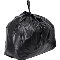 欧润哲 垃圾袋 40升通用50只装 手提背心式加厚收纳胶袋酒店办公室家用厨房清洁袋