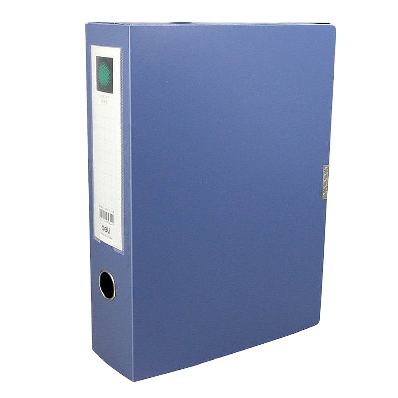 得力5604档案盒(蓝)(只)党建资料盒 财务凭证 文件夹 收纳盒 奖状证书收集册 办公用品 文件盒 档案盒
