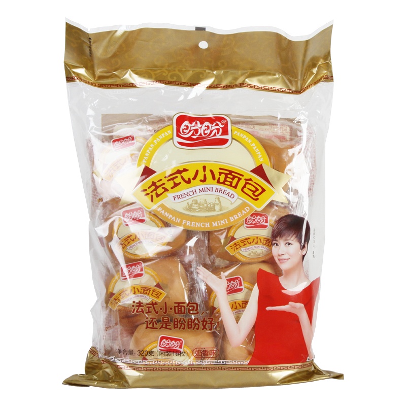 盼盼 法式小面包(奶香味)320g/袋