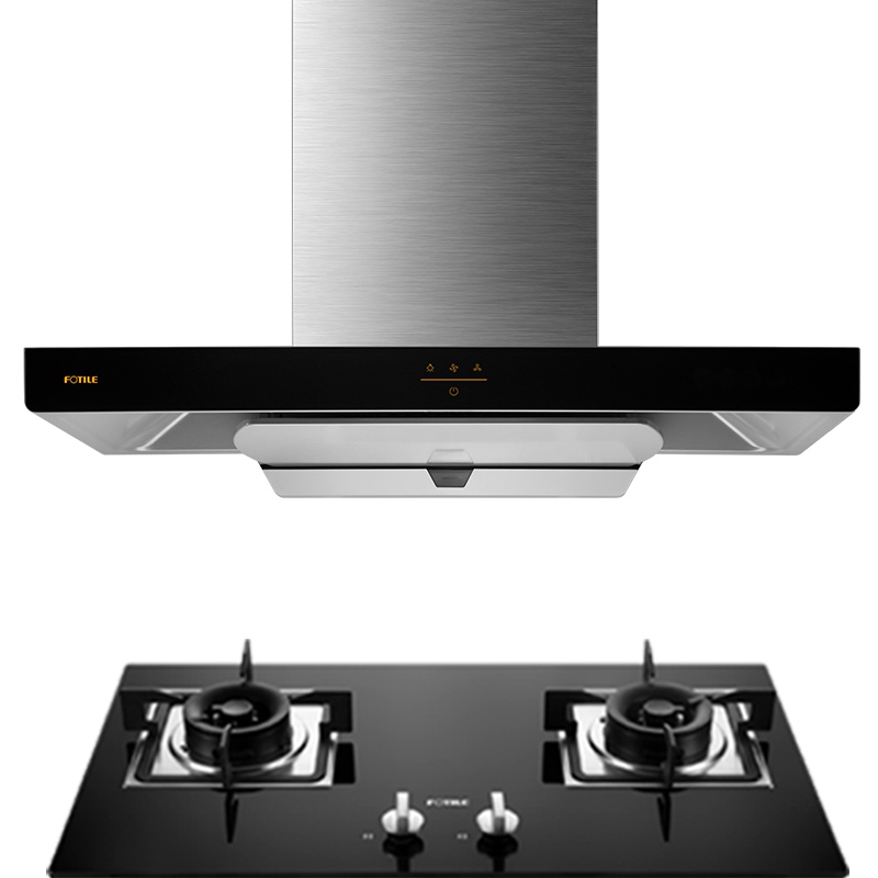 方太(FOTILE)19立方EMC2+GT6BE欧式触控式油烟机抽油烟机吸油烟机C5 燃气灶具套装天然气/液化气