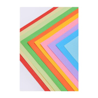 A4彩色复印纸打印纸混色可选批发手工折纸硬卡纸蓝色红色绿 A4十色混装[加厚80克] 100张/包