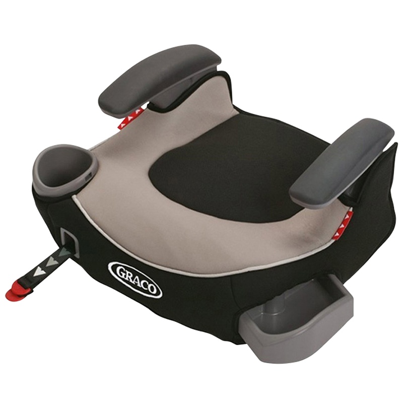 [美国断货王]graco/葛莱 儿童汽车安全座椅增高垫 3-12岁Affix 双向安装 Isofix接口 灰色