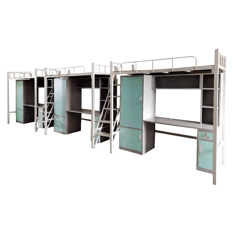 正斌厂家直供学生定制学生宿舍上下优质钢制加高防护多功能双层床