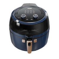小熊(Bear)空气炸锅家用大容量大功率无油烟电炸锅薯条机烤箱全自动搅拌翻面全景大视窗6.5L QZG-B14C1
