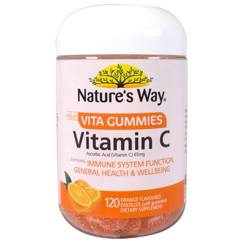 [补充VC好帮手]佳思敏(Nature's Way) 澳萃维 维生素C软糖 120粒/瓶 澳洲进口 360克