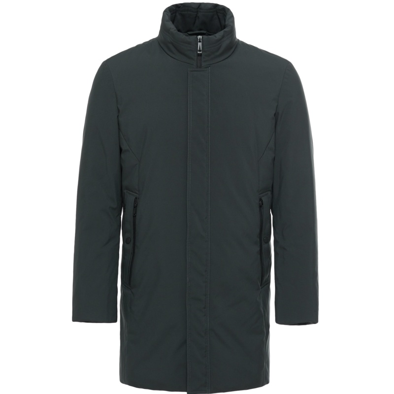 波司登官方旗舰店羽绒服男士中长款风衣商务立领薄外套